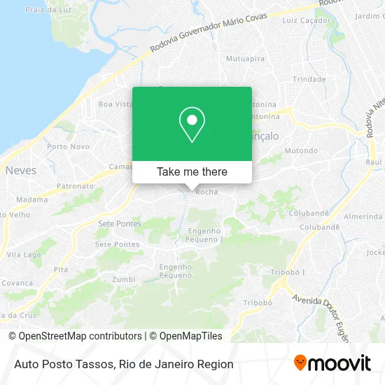 Auto Posto Tassos map