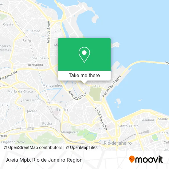 Areia Mpb map