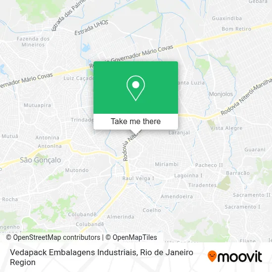 Vedapack Embalagens Industriais map