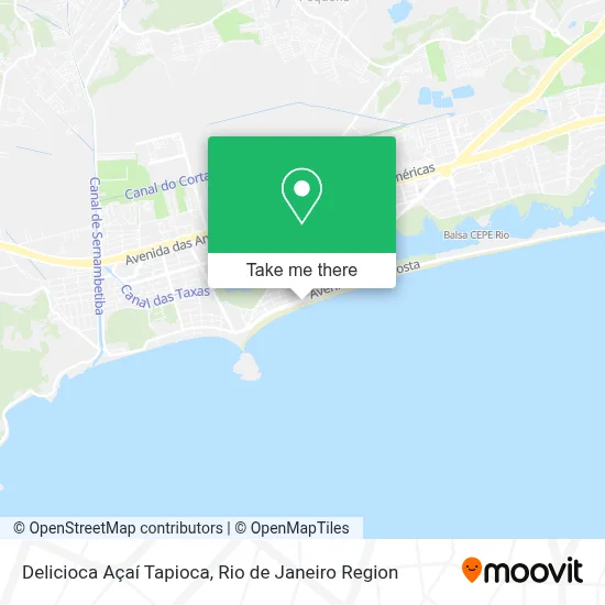 Delicioca Açaí Tapioca map