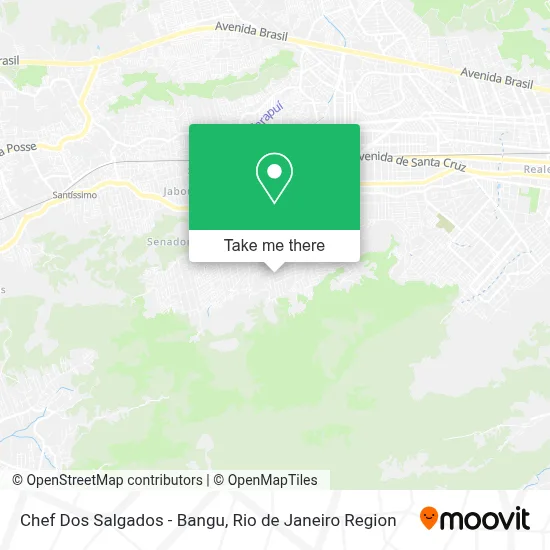 Chef Dos Salgados - Bangu map