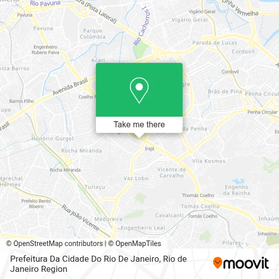 Prefeitura Da Cidade Do Rio De Janeiro map