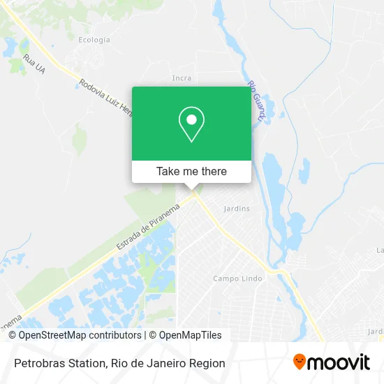 Petrobras Station map
