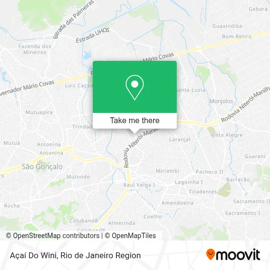 Açaí Do Wini map