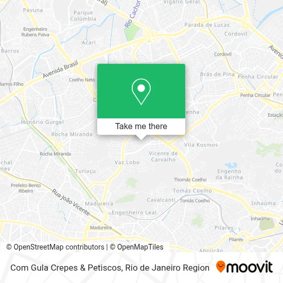 Com Gula Crepes & Petiscos map