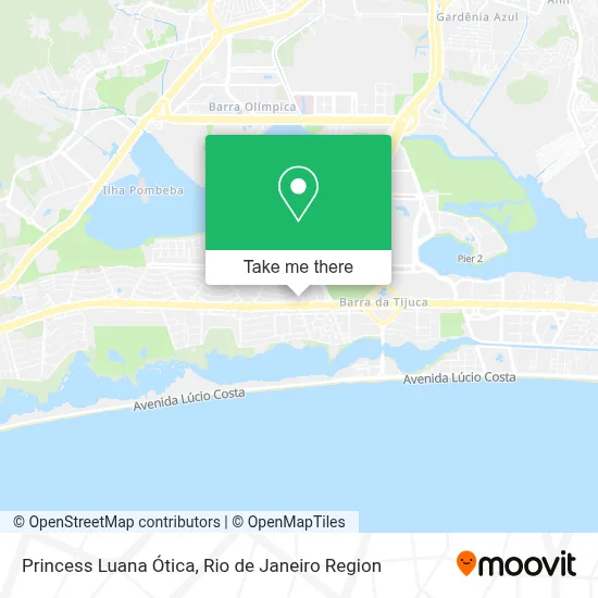 Princess Luana Ótica map