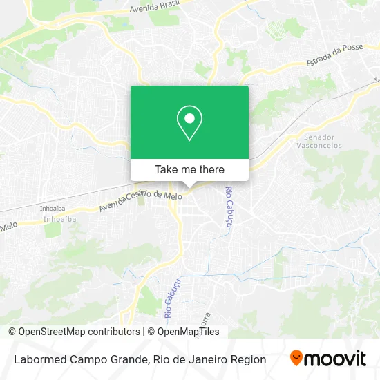 Labormed Campo Grande map