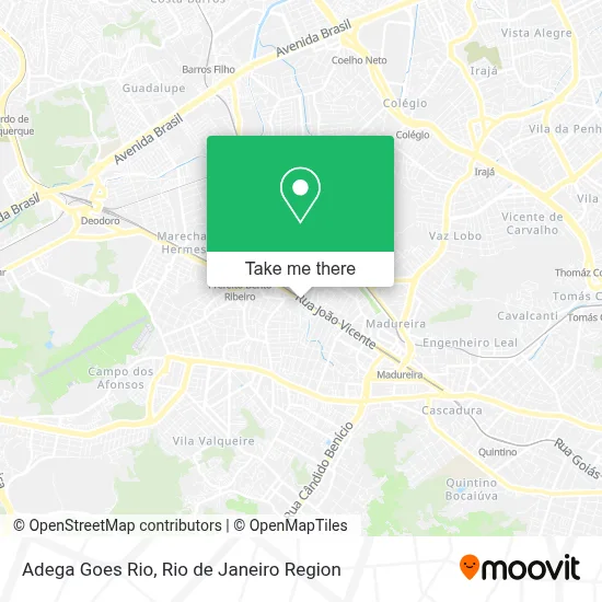 Adega Goes Rio map