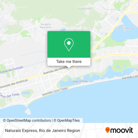Naturais Express map