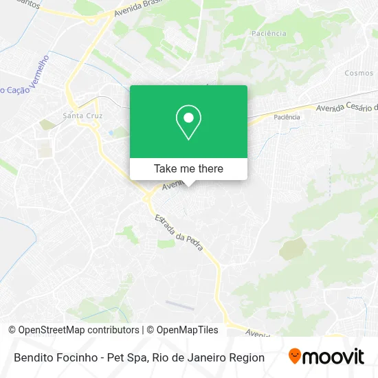 Bendito Focinho - Pet Spa map