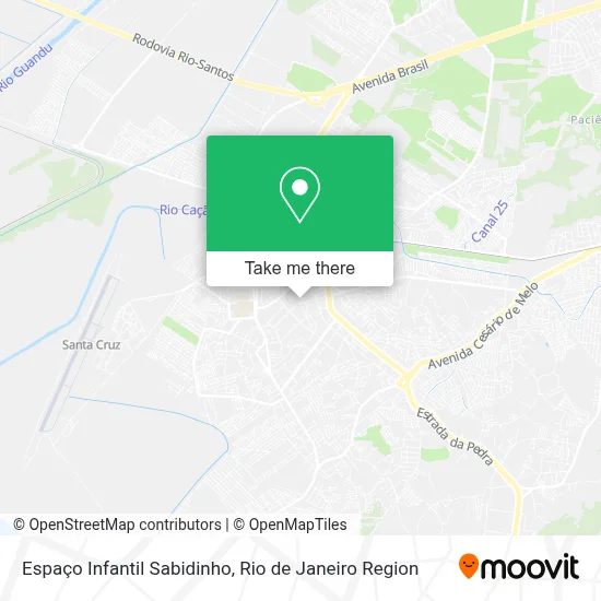 Espaço Infantil Sabidinho map