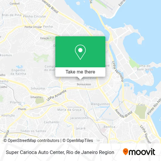 Super Carioca Auto Center map