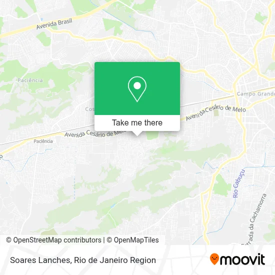 Soares Lanches map