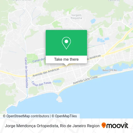Jorge Mendonça Ortopedista map