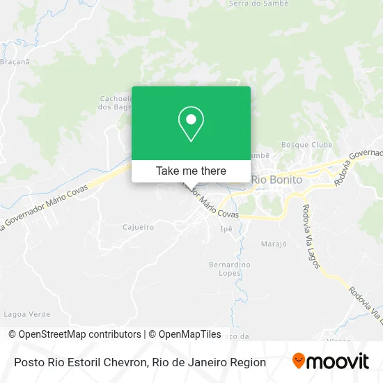 Posto Rio Estoril Chevron map