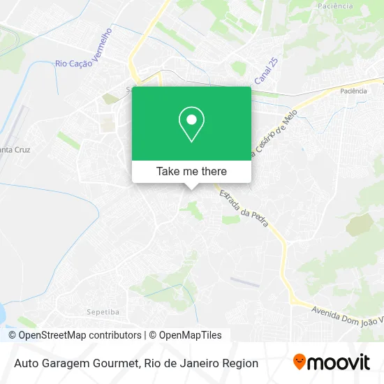 Auto Garagem Gourmet map