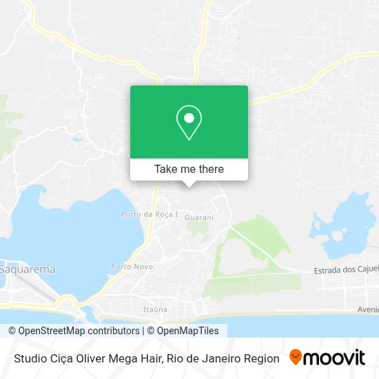 Studio Ciça Oliver Mega Hair map