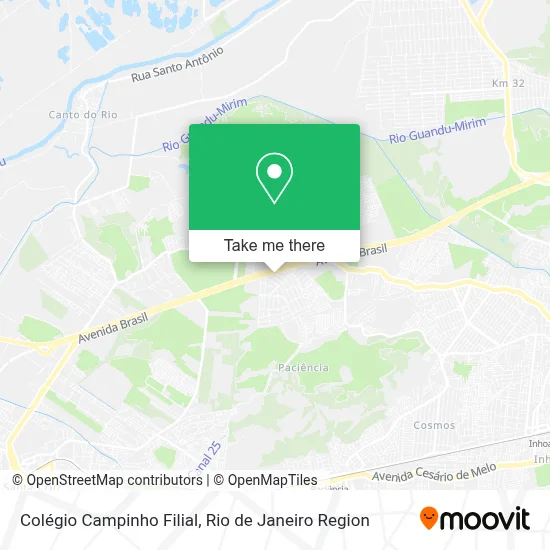 Colégio Campinho Filial map