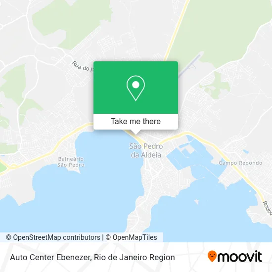 Auto Center Ebenezer map