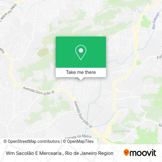 Wm Sacolão E Mercearia. map
