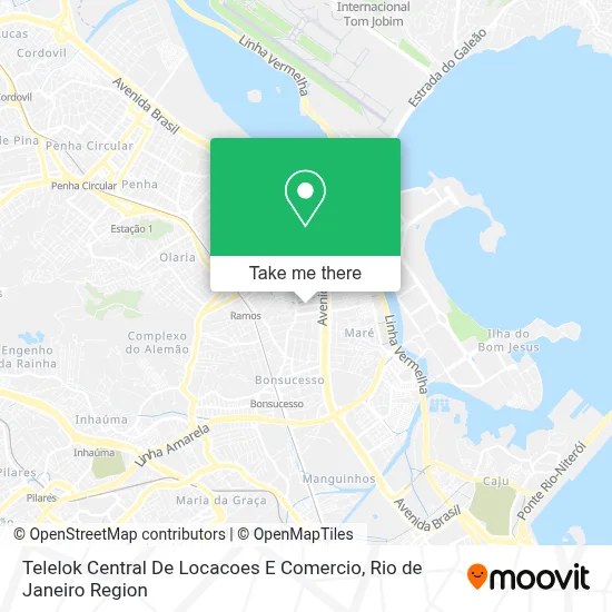 Telelok Central De Locacoes E Comercio map