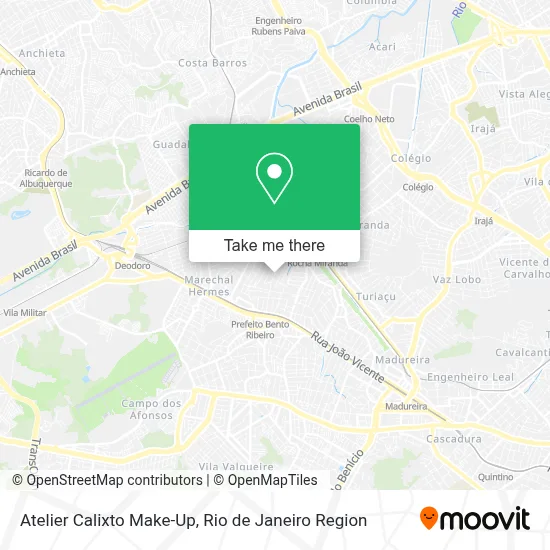 Atelier Calixto Make-Up map