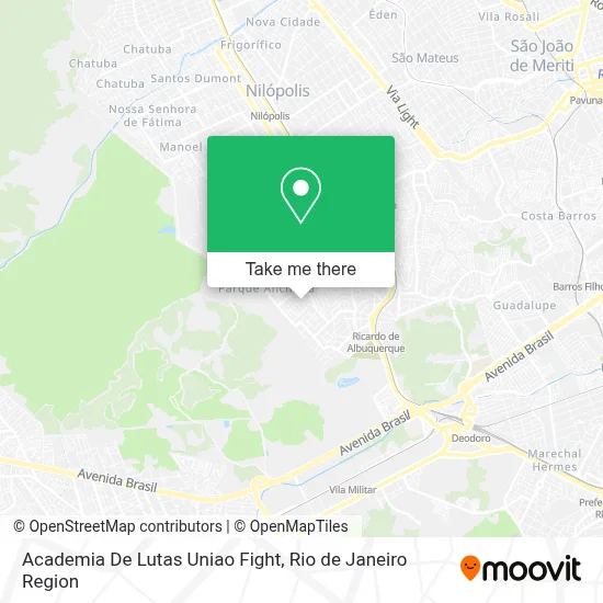 Academia De Lutas Uniao Fight map
