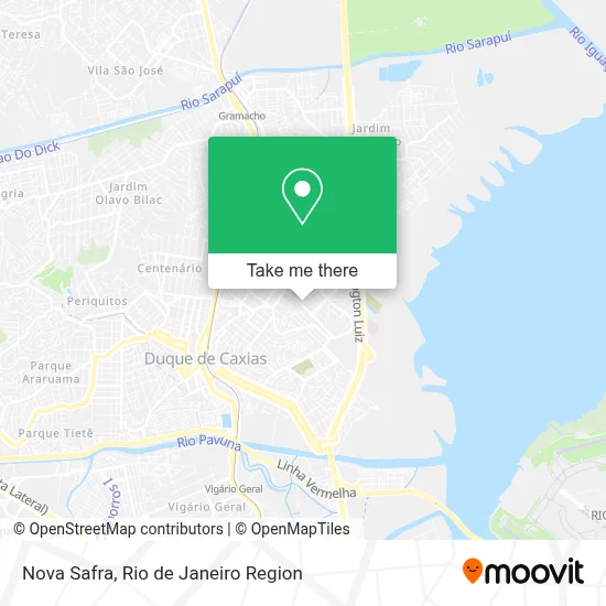 Nova Safra map