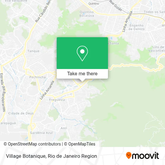 Village Botanique map