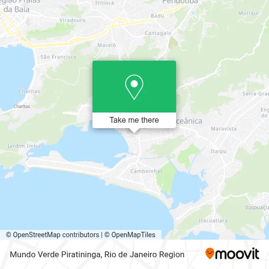 Mundo Verde Piratininga map