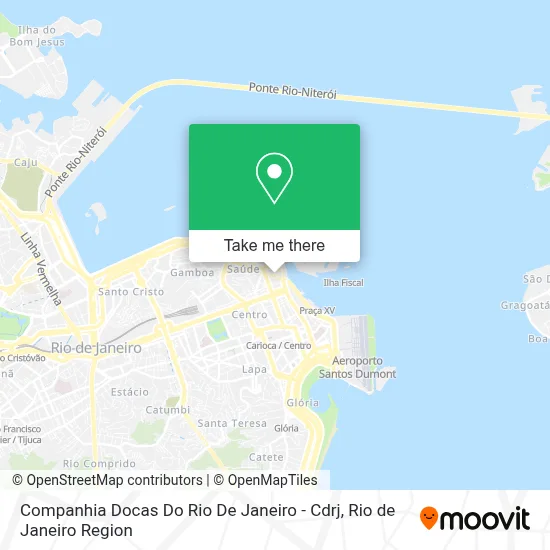 Companhia Docas Do Rio De Janeiro - Cdrj map