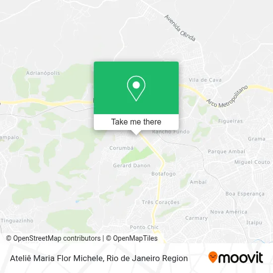 Ateliê Maria Flor Michele map