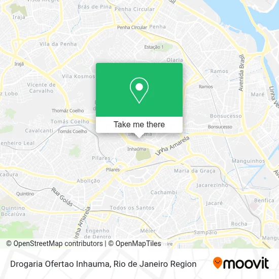 Drogaria Ofertao Inhauma map
