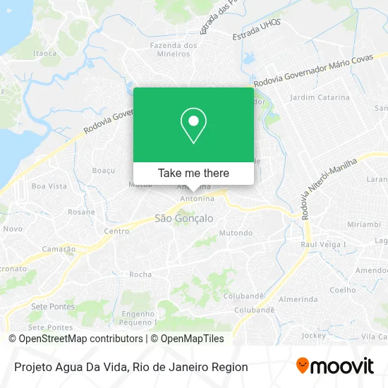 Projeto Agua Da Vida map