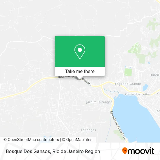 Bosque Dos Gansos map