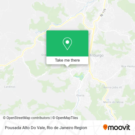 Pousada Alto Do Vale map