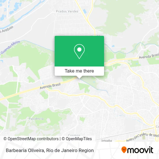 Barbearia Oliveira map