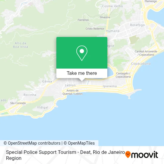 Special Police Support Tourism - Deat map