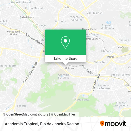 Academia Tropical map