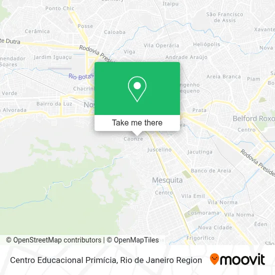 Centro Educacional Primícia map