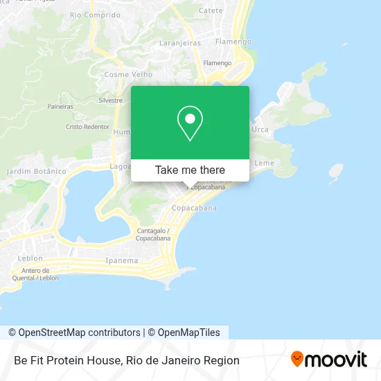 Be Fit Protein House map