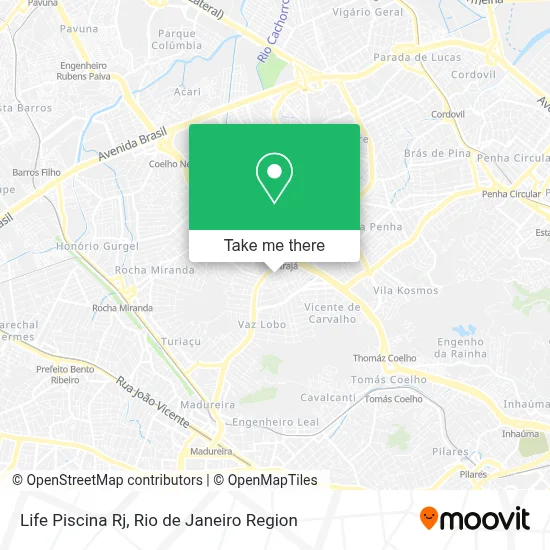 Life Piscina Rj map