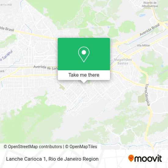 Lanche Carioca 1 map