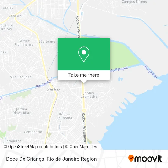 Doce De Criança map