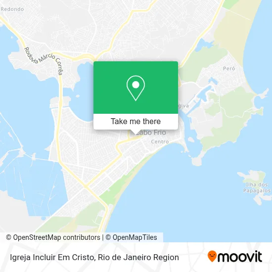 Igreja Incluir Em Cristo map