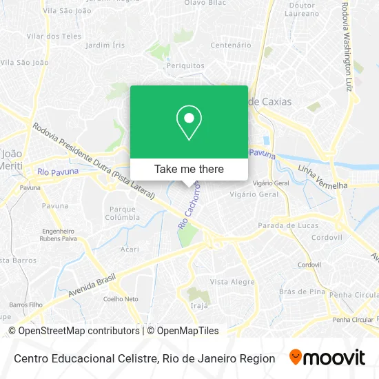 Centro Educacional Celistre map
