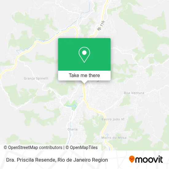 Dra. Priscila Resende map