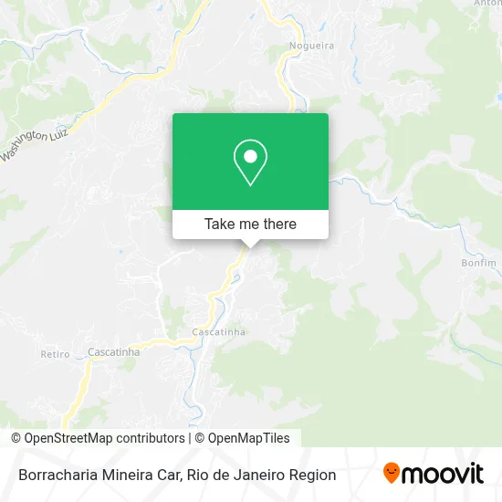 Borracharia Mineira Car map