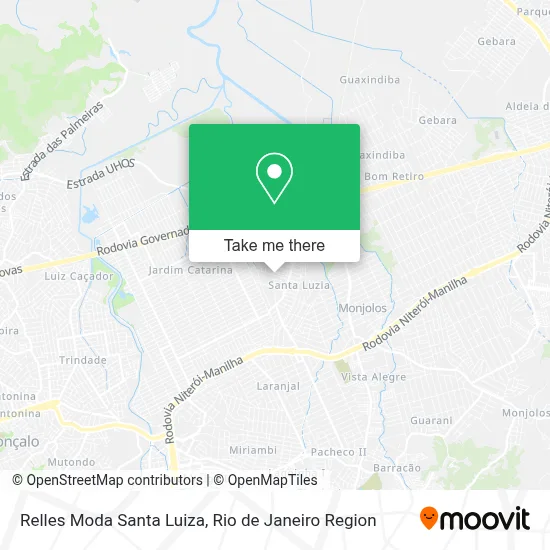 Relles Moda Santa Luiza map