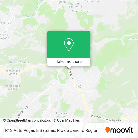 R13 Auto Peças E Baterias map